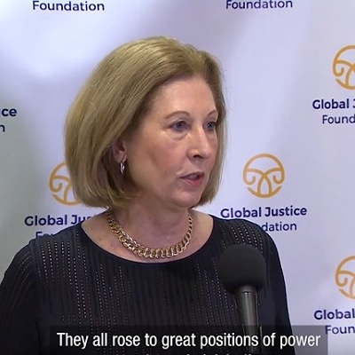 سيدني باول رئيسة مؤسسة العدالة الدولية